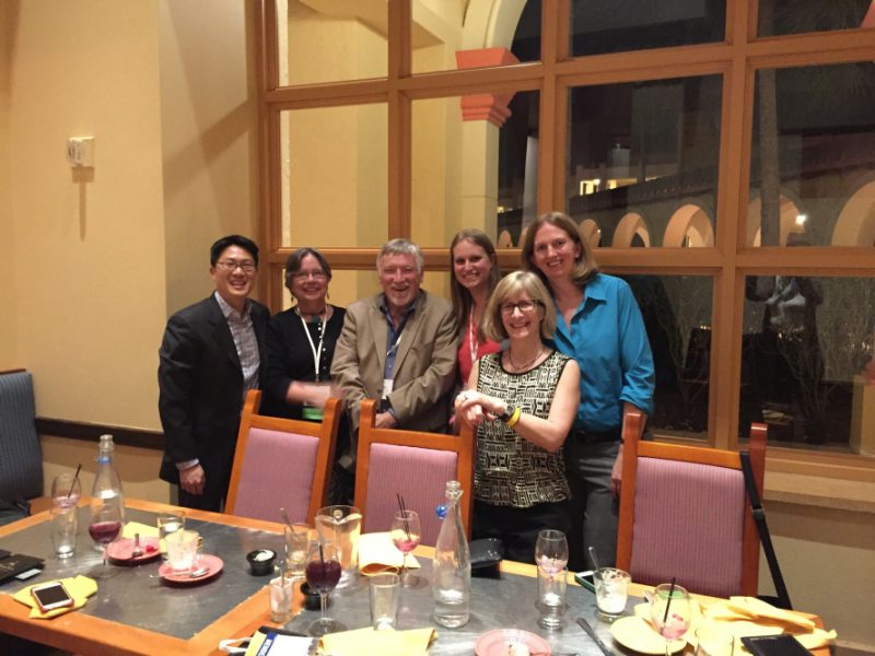 [3-6-2016] Plaas / Sandy / Wang lab group dinner at ORS conference in Orlando
